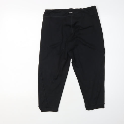 Adidas Women's Black Stretch Cropped Leggings M