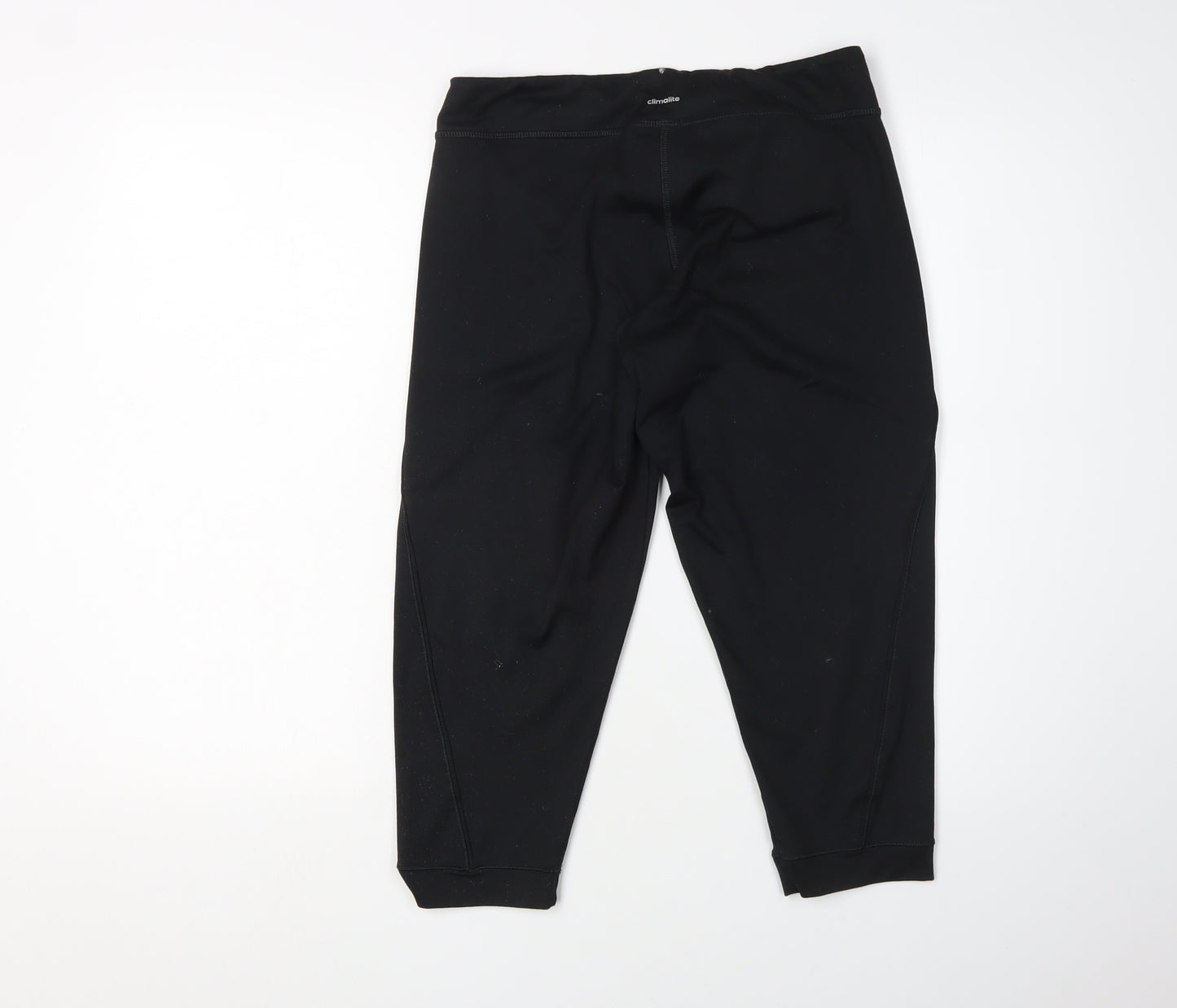 Adidas Women's Black Stretch Cropped Leggings M