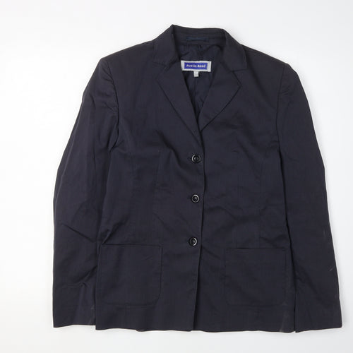 Austin Reed Women's Black Pinstripe Suit Jacket Size 10