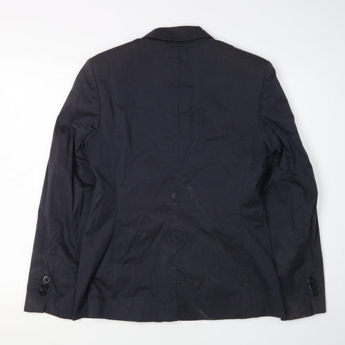 Austin Reed Women's Black Pinstripe Suit Jacket Size 10
