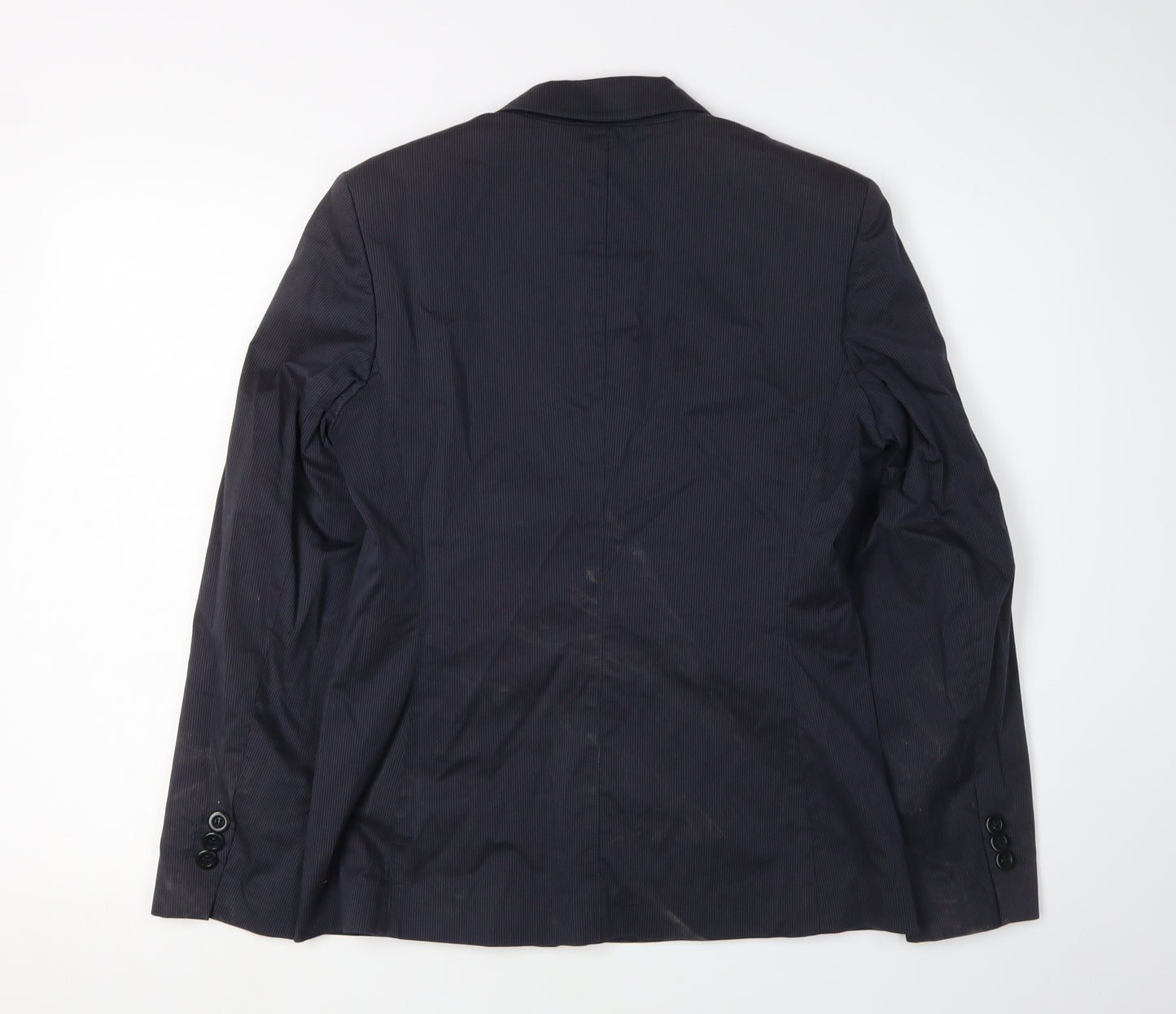 Austin Reed Women's Black Pinstripe Suit Jacket Size 10