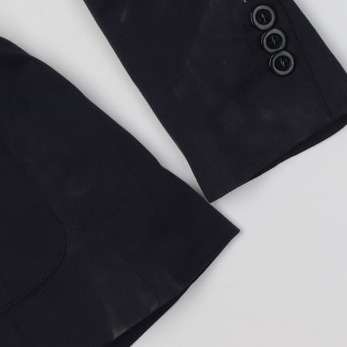 Austin Reed Women's Black Pinstripe Suit Jacket Size 10