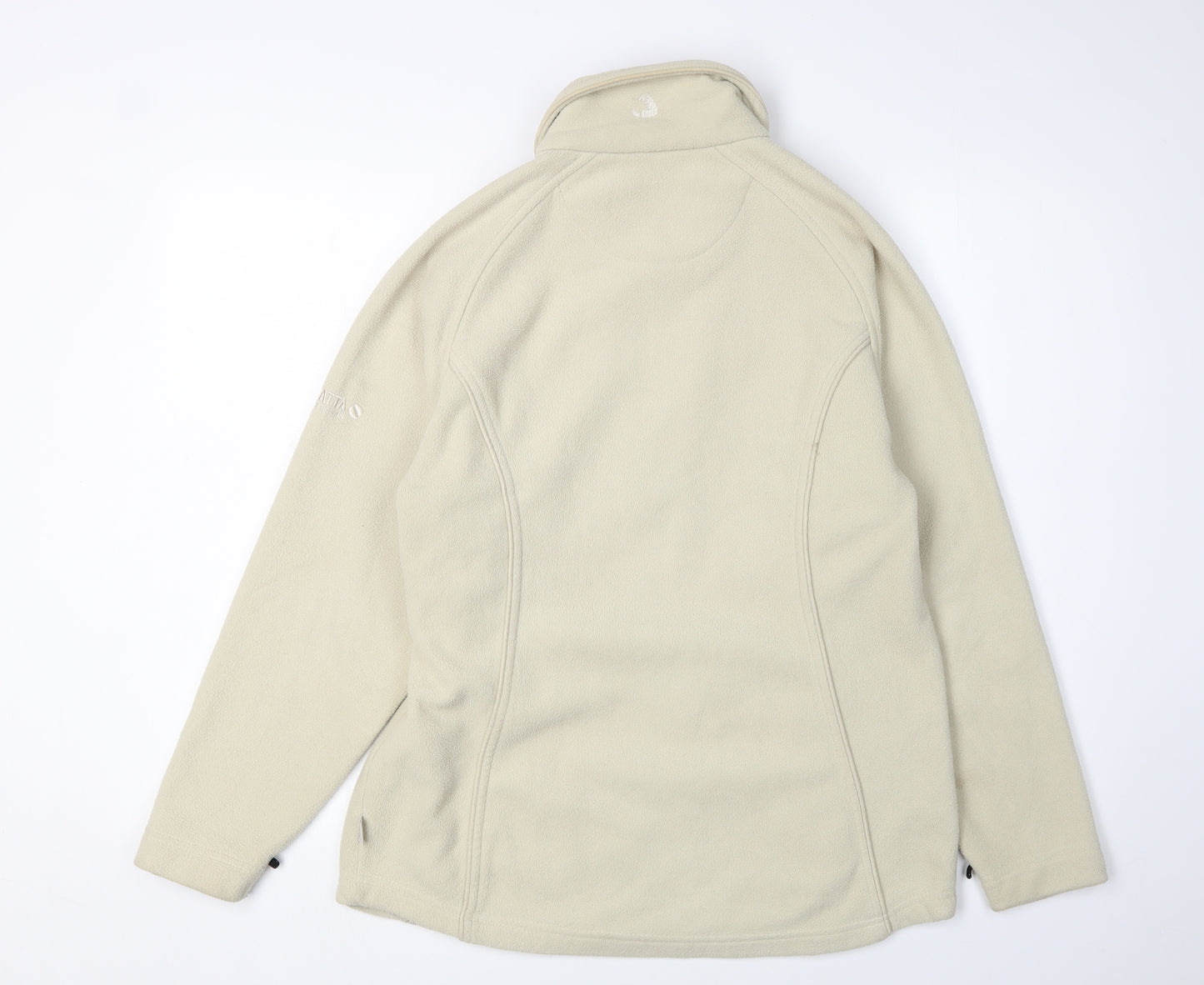 Regatta Beige Women's Fleece Jacket, Size 10, Full Zip