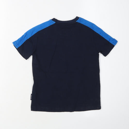 Ben Sherman Boys Blue T-Shirt 4-5 Years Crew Neck Casual