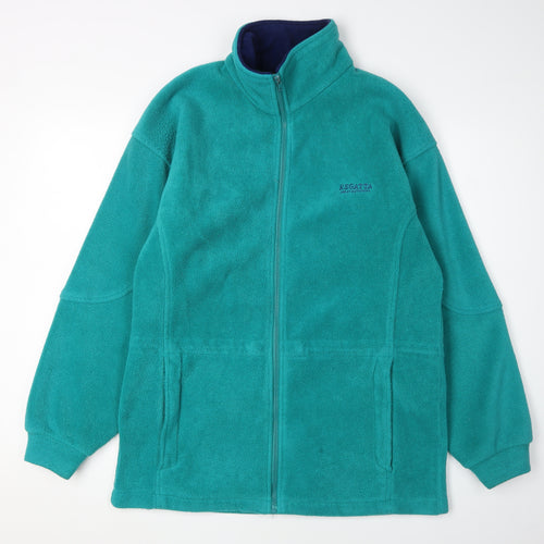 Regatta Women's Green Fleece Jacket - Size 10