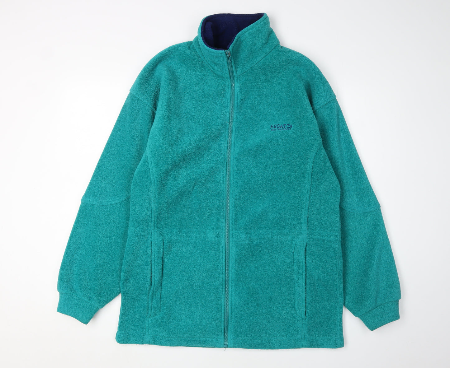 Regatta Women's Green Fleece Jacket - Size 10