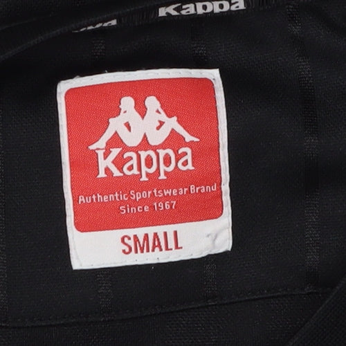 Kappa Men's Black S Casual Pullover Long Sleeve Top