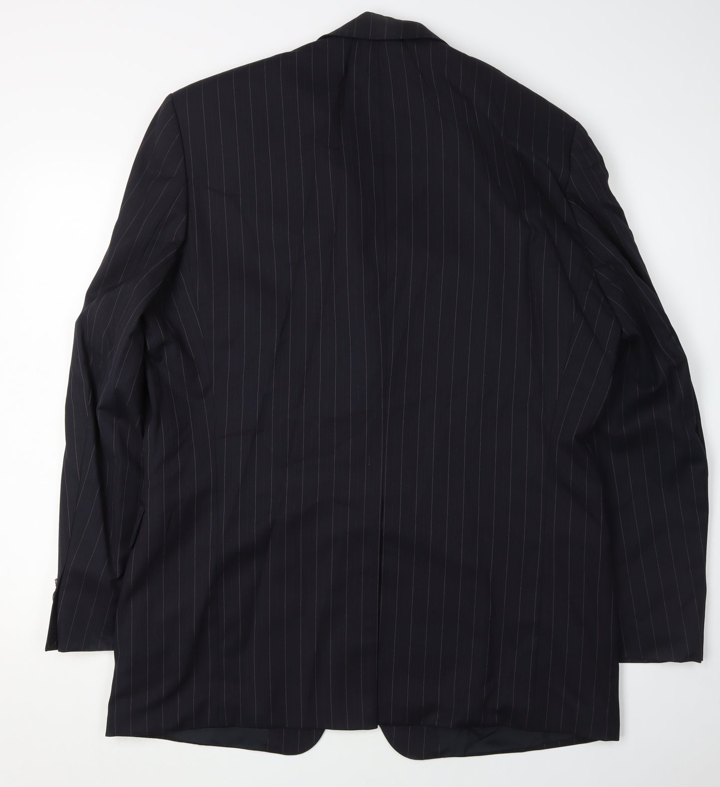 Hugo Boss Men's Blue Striped Suit Jacket 44