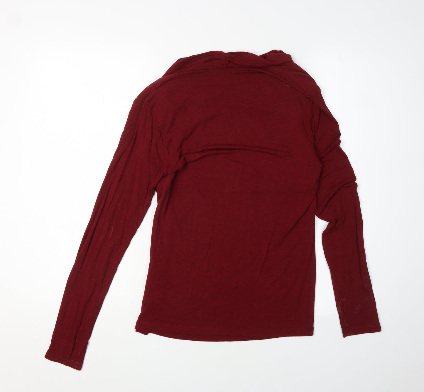 L.K. Bennett Women's Red Medium Cowl Neck Jumper