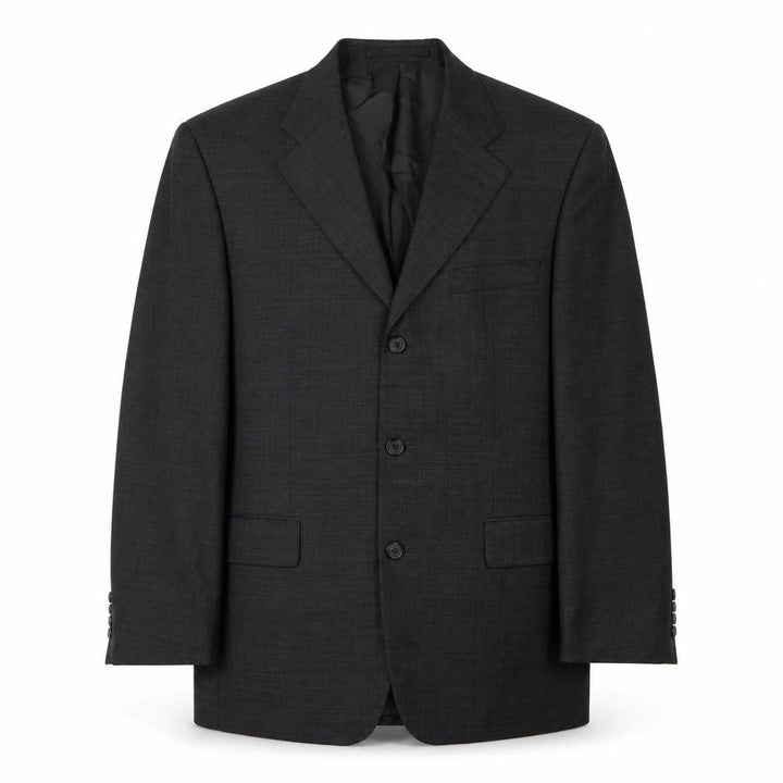 Hugo Boss Men's Black Wool Blazer, Size 38R, Formal