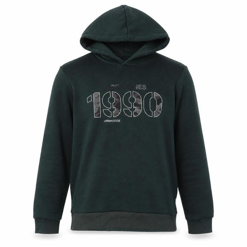 Jack & Jones Men's Green Pullover Hoodie M