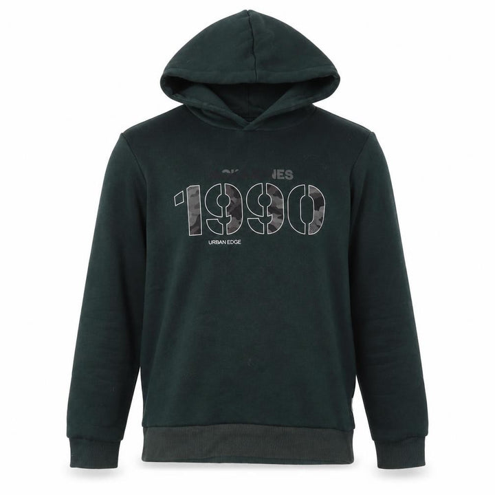 Jack & Jones Men's Green Pullover Hoodie M