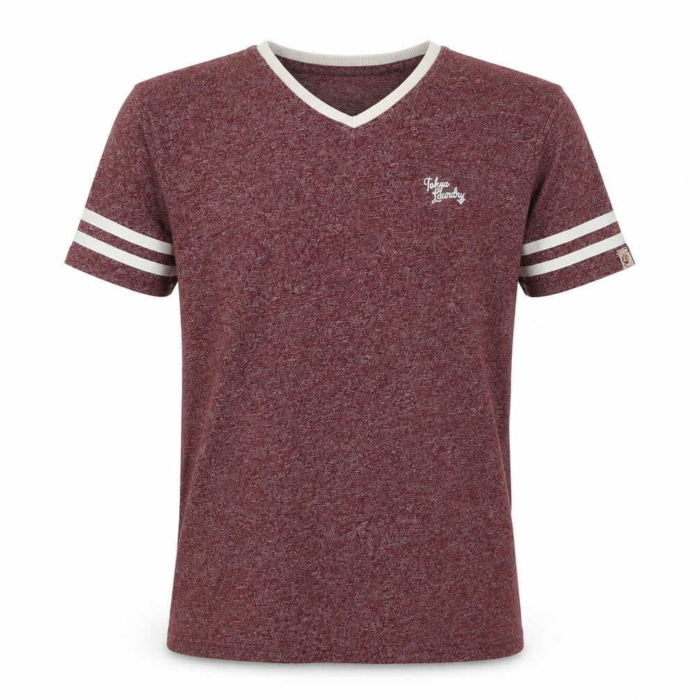 Tokyo Laundry Boys Red T-Shirt, V-Neck Short Sleeve, Size 13