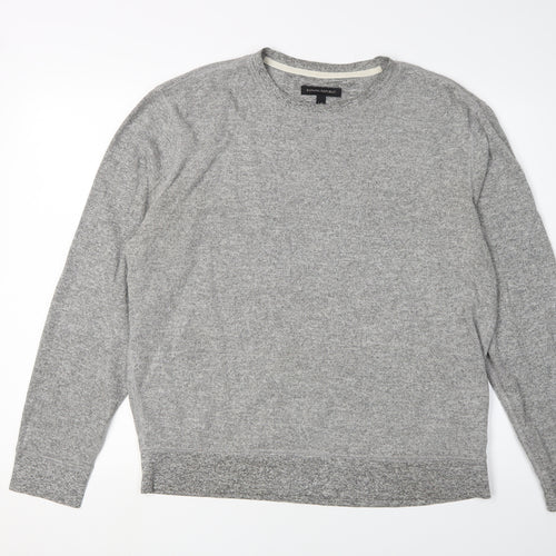 Banana Republic Men's Grey Pullover Jumper L