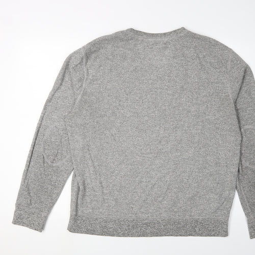 Banana Republic Men's Grey Pullover Jumper L