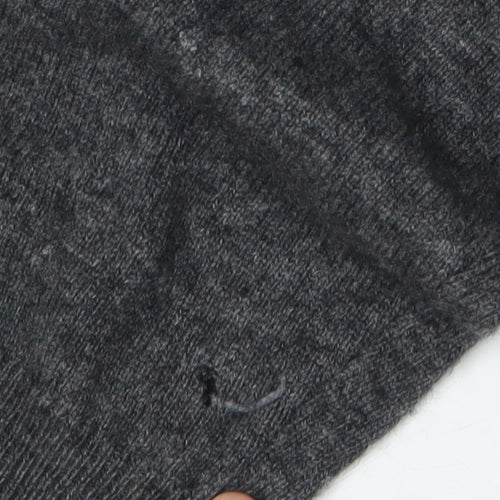 Woolovers Men's Grey XL Roll Neck Jumper