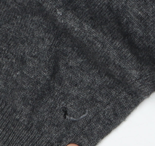 Woolovers Men's Grey XL Roll Neck Jumper