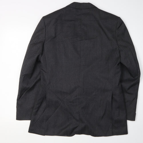 Dunn & Co Men's Grey Wool Classic Blazer - Size 40R