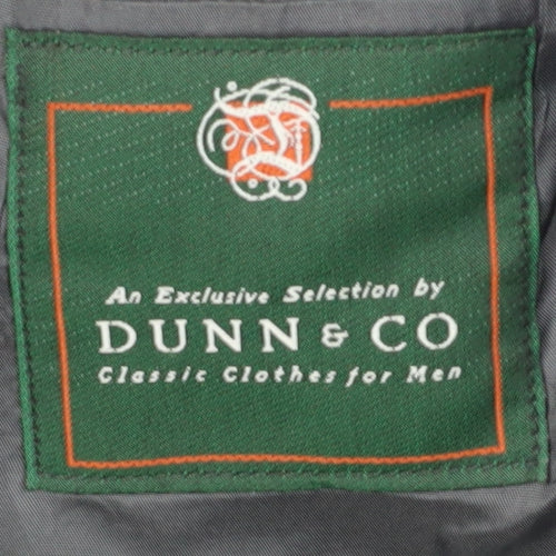 Dunn & Co Men's Grey Wool Classic Blazer - Size 40R