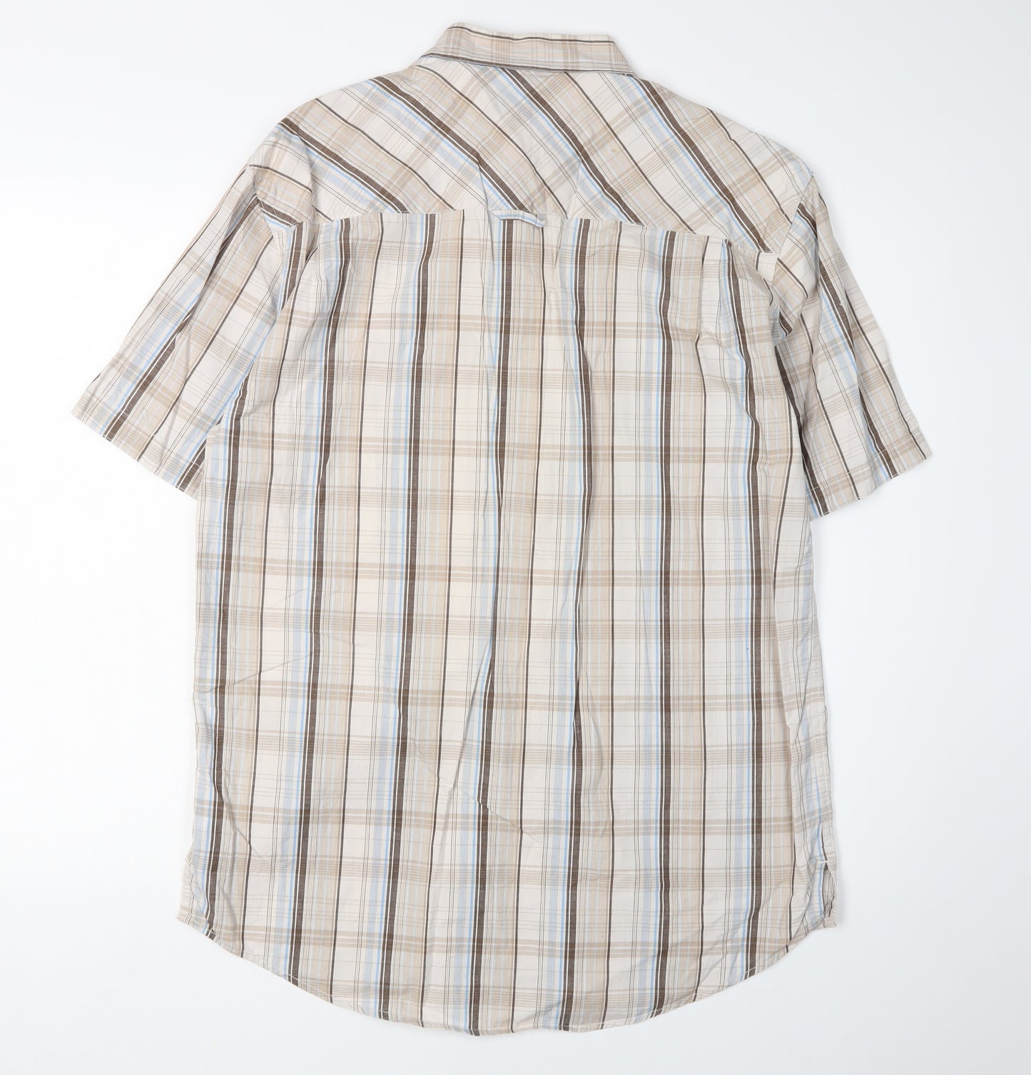Peter Storm Men's Beige Plaid Casual Shirt S