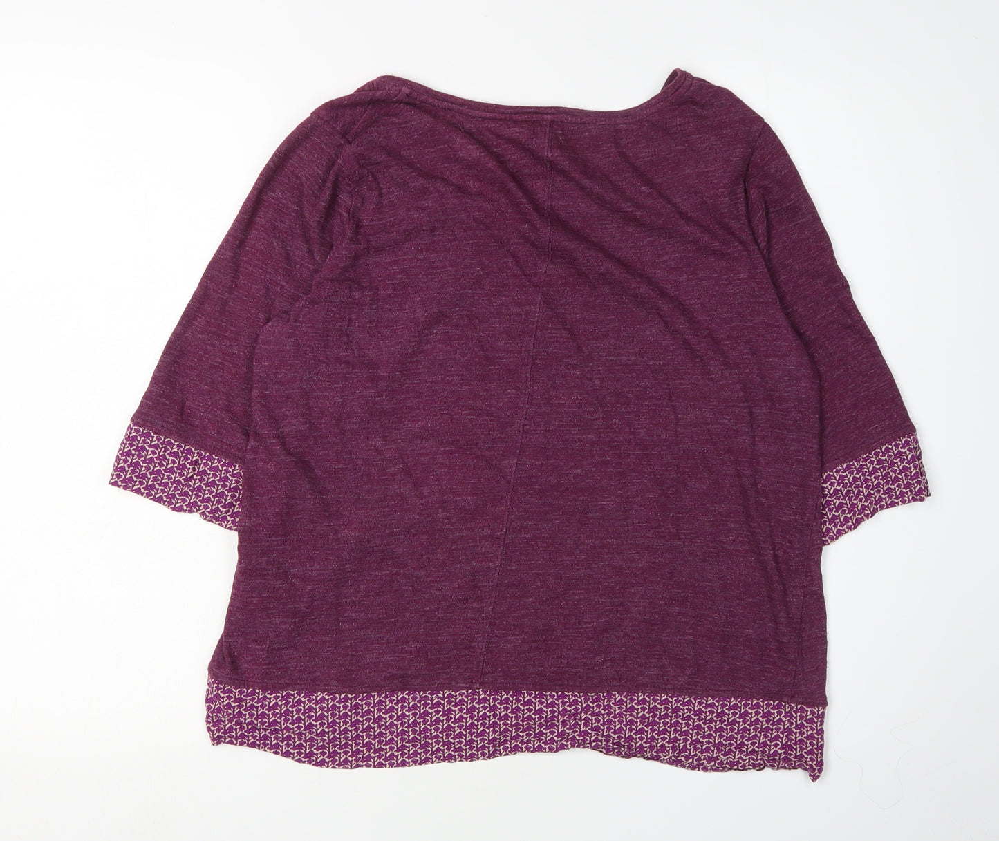 White Stuff Women's Purple Pullover Jumper Size 16