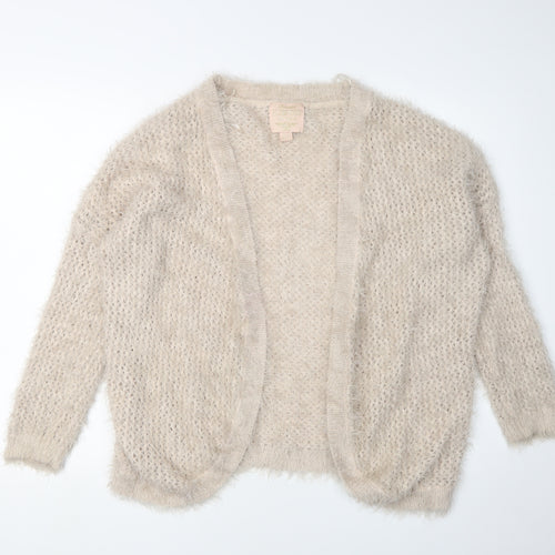 Beautiful Plum Tree Women's Beige Cardigan, Size 12