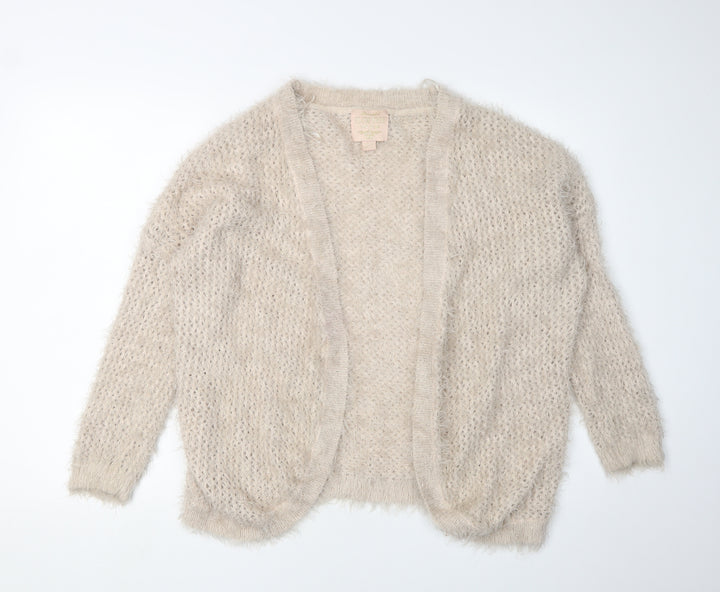 Beautiful Plum Tree Women's Beige Cardigan, Size 12
