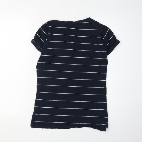 Henri Lloyd Women's Blue Striped T-Shirt, Size S