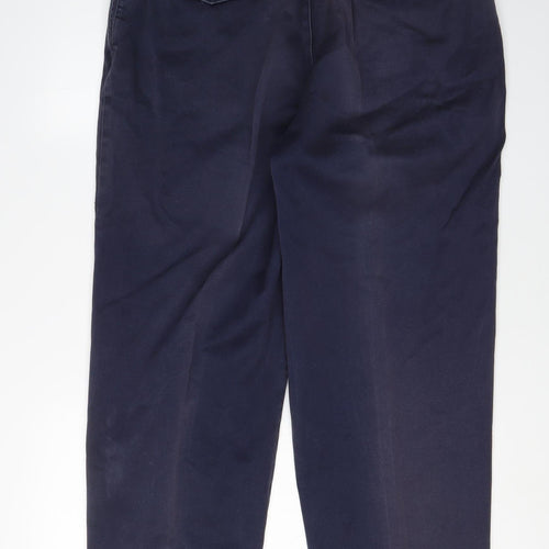 Timberland Men's Blue Trousers, Size 36, Cotton