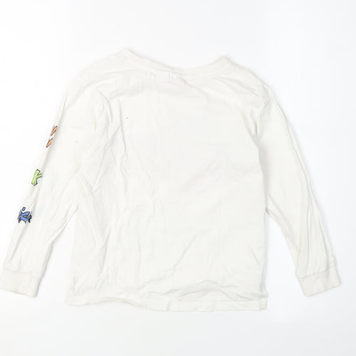 Marvel Boys White Avengers Long Sleeve T-Shirt 5-6 Years
