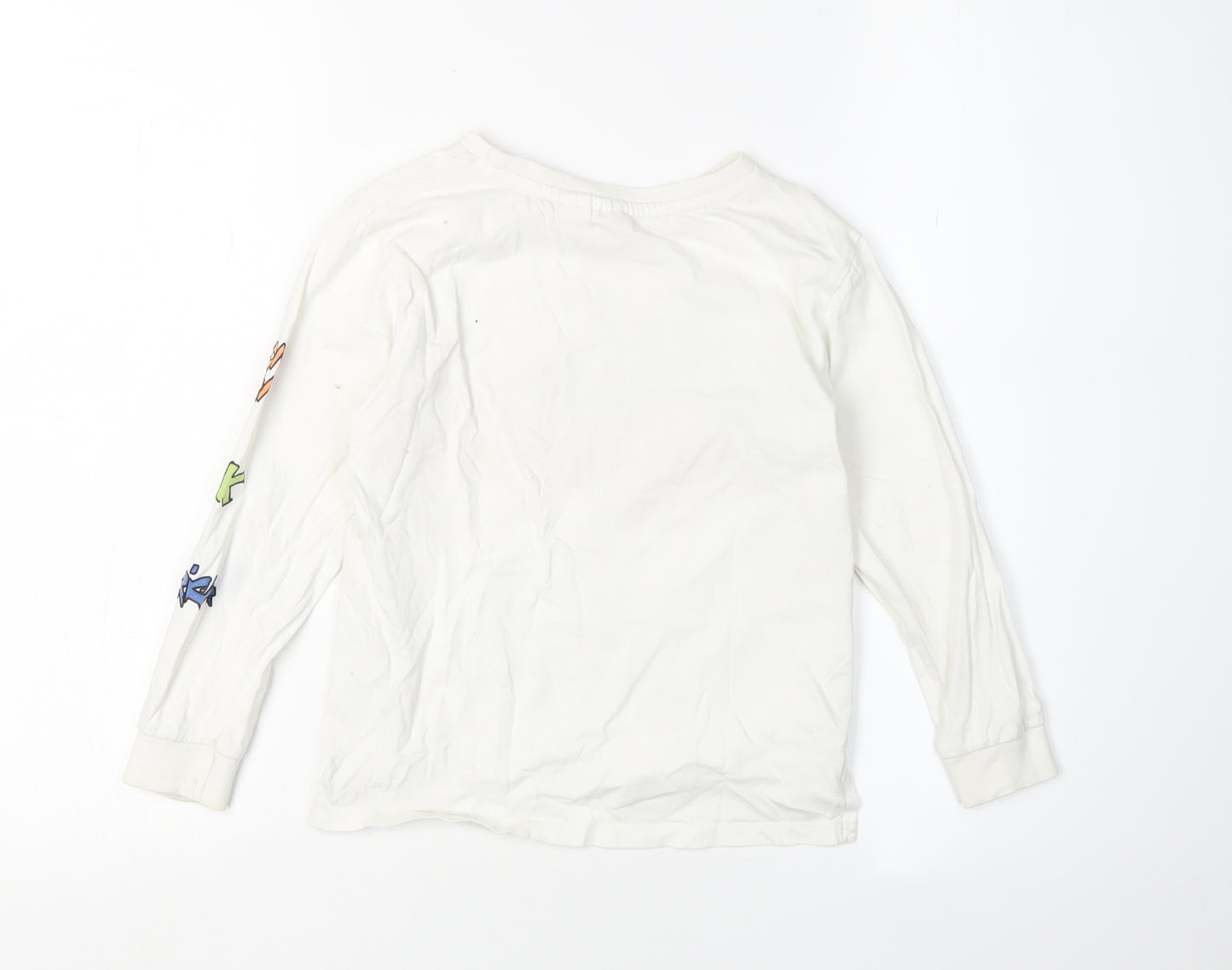 Marvel Boys White Avengers Long Sleeve T-Shirt 5-6 Years