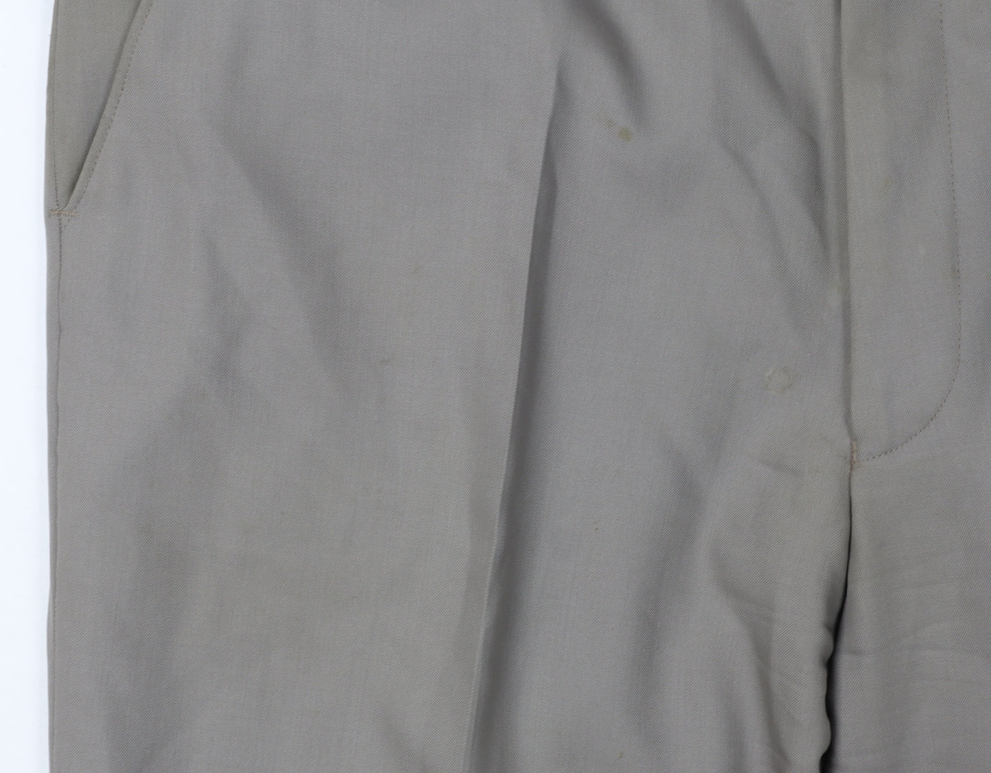 Jeff Banks Men's Beige Dress Pants, Size 38, Regular Fit