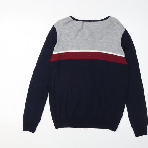Essentiel Women's Multicoloured M Cardigan Round Neck Knit
