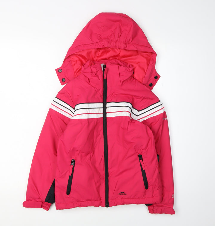 Trespass Girls Pink Puffer Jacket 5-6 Years