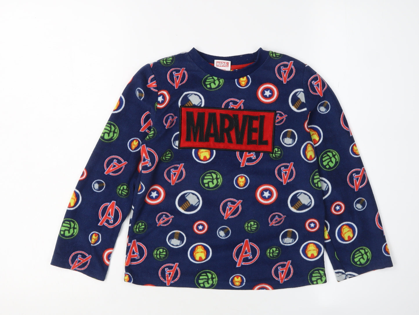 Marvel Boys Blue Avengers Pyjama Top 6-7 Years