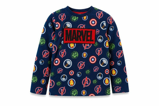 Marvel Boys Blue Avengers Pyjama Top 6-7 Years