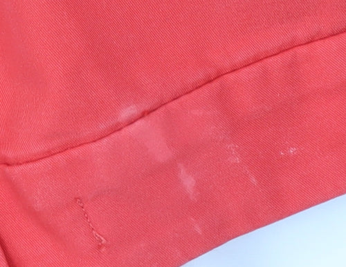 M&S Womens Red Chino Trousers Size 16 Regular