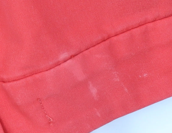 M&S Womens Red Chino Trousers Size 16 Regular