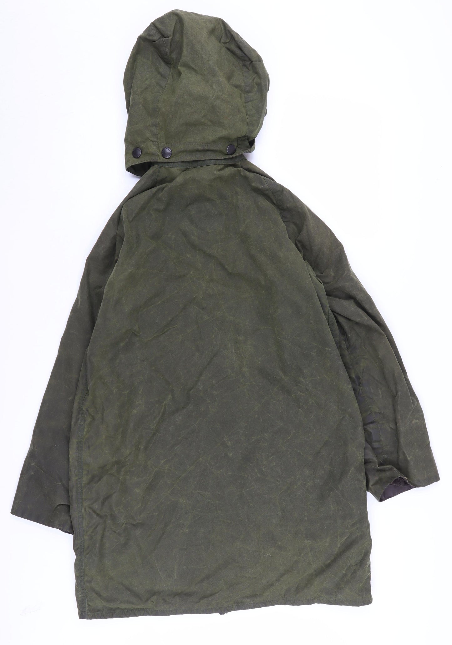 Barbour Men's Green Waxed Jacket, Size M, Outdoor Style