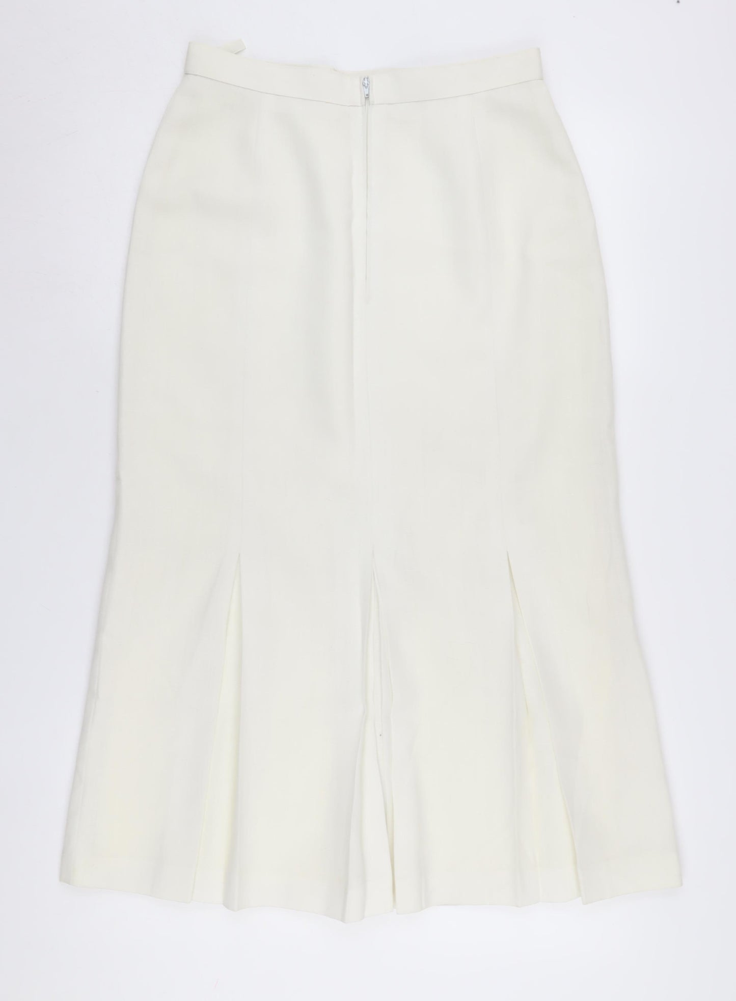 St Michael Women's Ivory Long Pencil Skirt Size 14