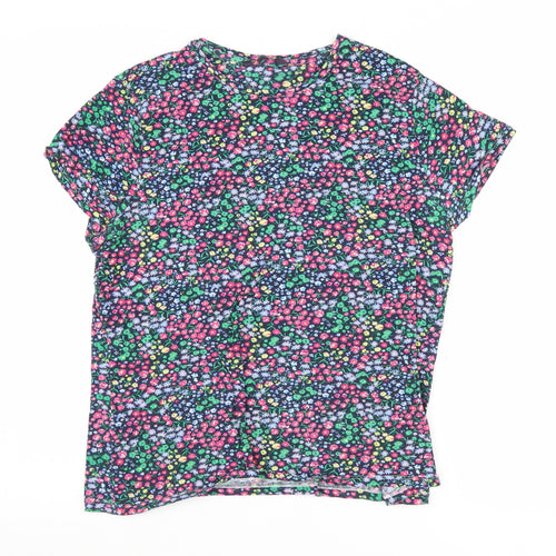 Marks and Spencer Women's Floral T-Shirt Size 20 Multicoloured