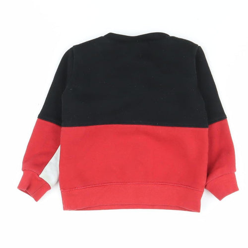 Nike Unisex Baby Pullover Jumper 24M - Black & Red