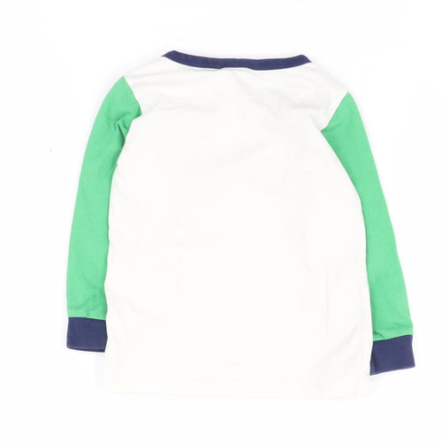 H&M Unisex Baby Green Mickey Long Sleeve T-Shirt 12-18M