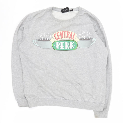 Friends Women's Grey Pullover Sweatshirt Size 14