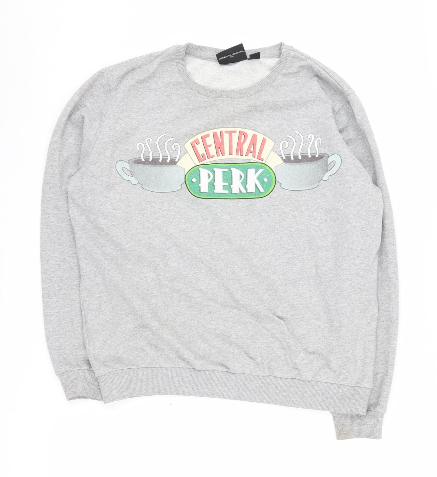 Friends Women's Grey Pullover Sweatshirt Size 14