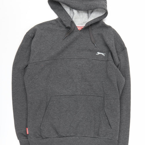 Slazenger Men's Grey Pullover Hoodie M