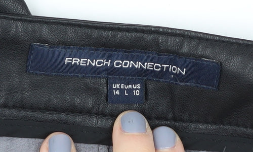 French Connection Women's Black L Trousers