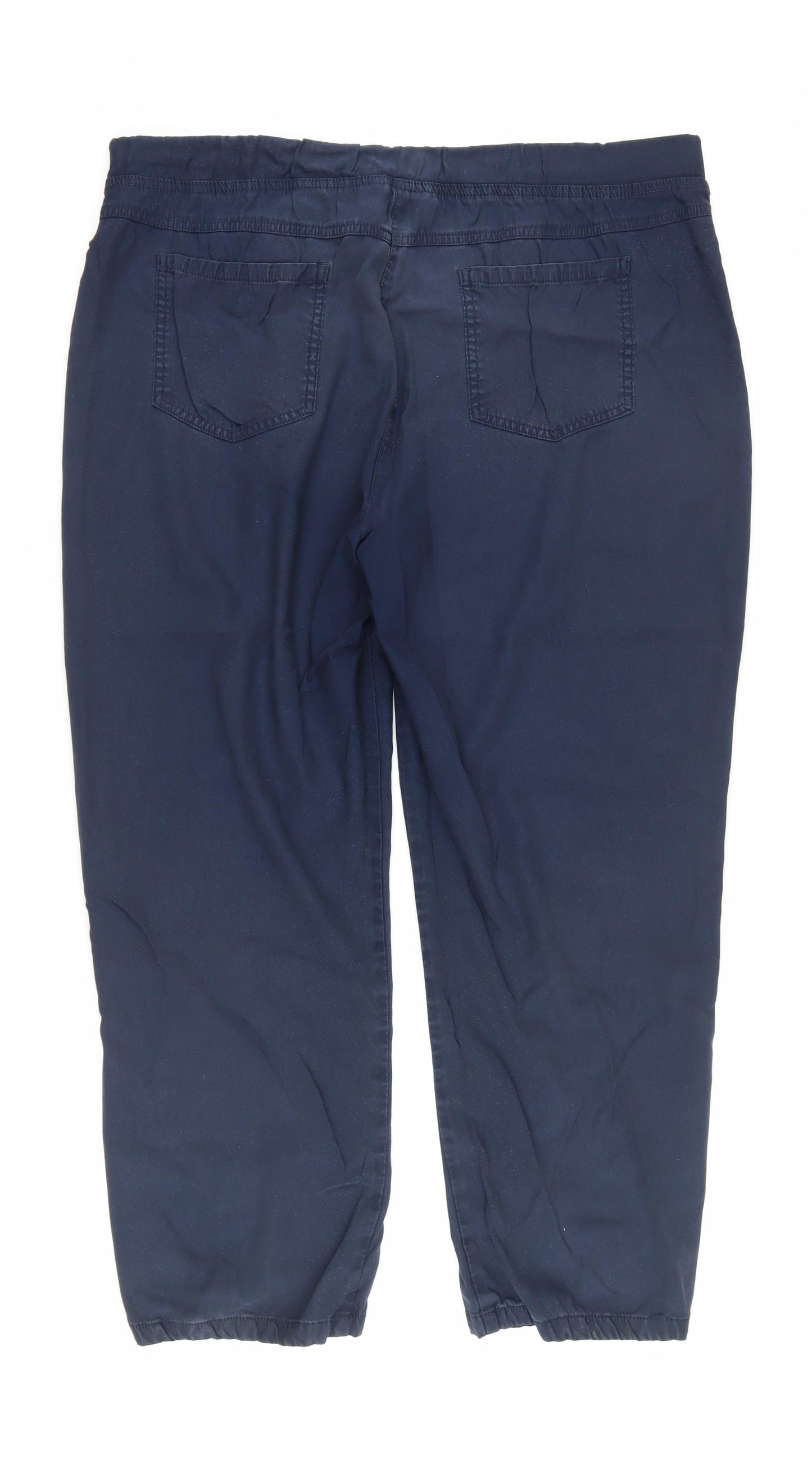 Cotton Traders Women's Blue Jogger Trousers Size 20
