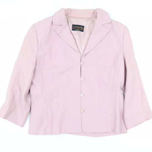 Caroline Biss Women's Pink Blazer Size 14