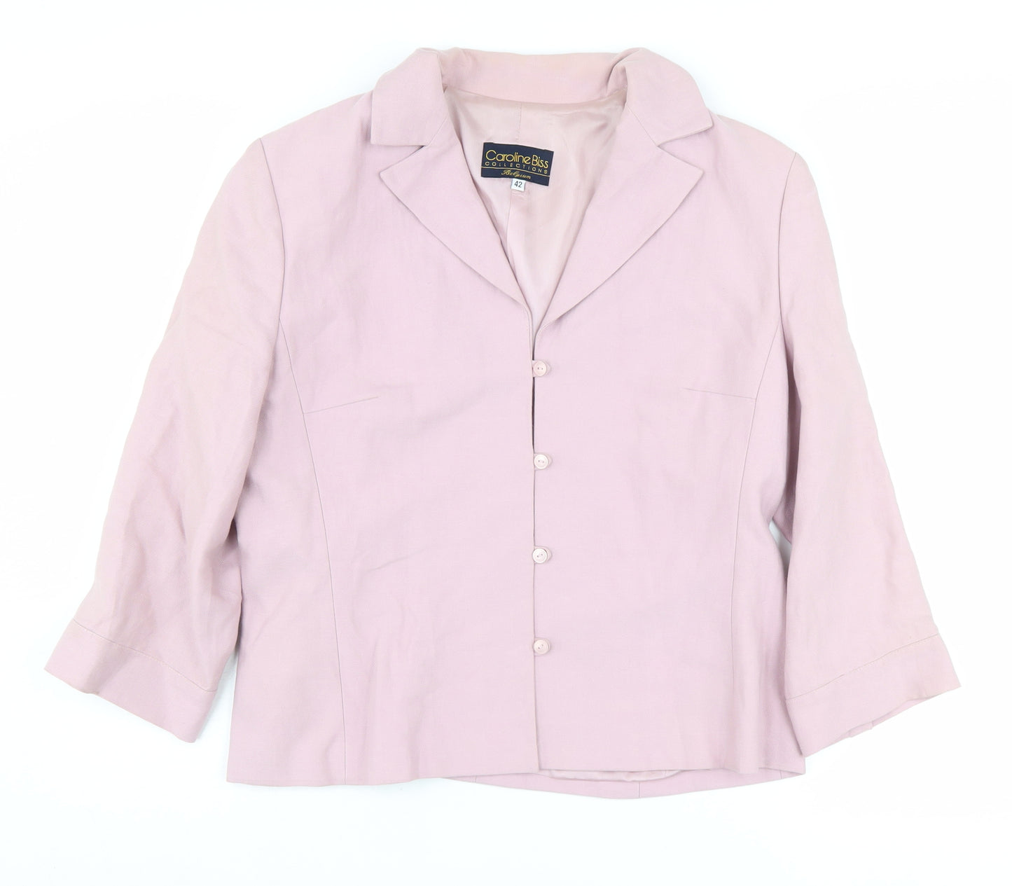 Caroline Biss Women's Pink Blazer Size 14